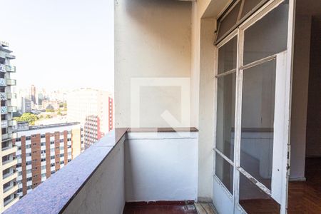 Varanda da Sala de apartamento para alugar com 3 quartos, 136m² em Centro, Belo Horizonte