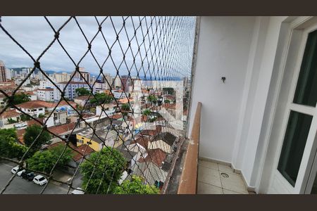 Vista da Varanda de apartamento para alugar com 3 quartos, 95m² em Embaré, Santos