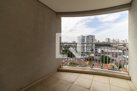 Varanda da Sala de apartamento à venda com 2 quartos, 75m² em Vila Dom Pedro I, São Paulo