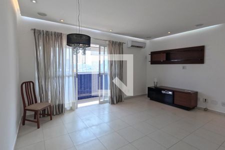 Sala de Estar e Jantar de apartamento para alugar com 2 quartos, 103m² em Gonzaga, Santos