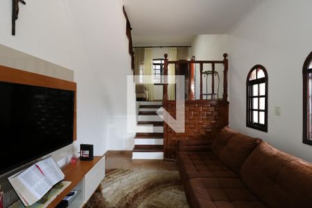 Sala de casa à venda com 3 quartos, 201m² em Vila Silvestre, Santo André