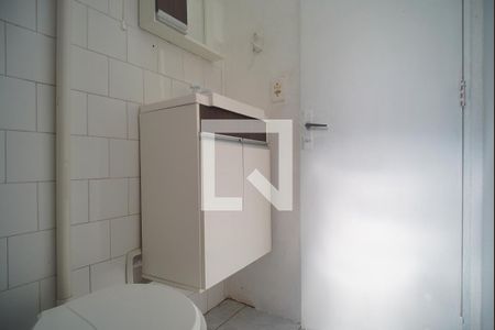 Banheiro de apartamento à venda com 1 quarto, 37m² em Canudos, Novo Hamburgo