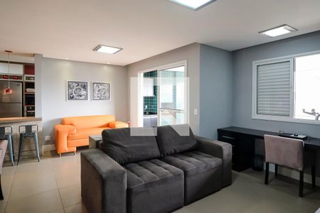 Sala de apartamento para alugar com 2 quartos, 92m² em Santa Paula, São Caetano do Sul