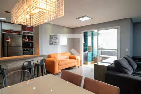 Sala de apartamento para alugar com 2 quartos, 94m² em Santa Paula, São Caetano do Sul