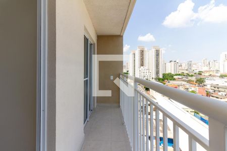 Varanda de apartamento para alugar com 1 quarto, 28m² em Bom Retiro, São Paulo