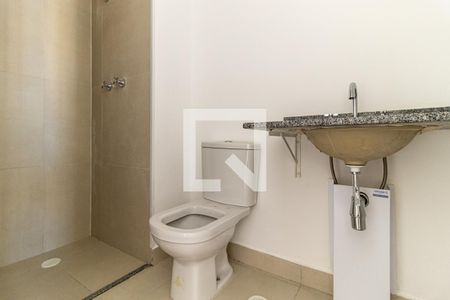 Banheiro de kitnet/studio à venda com 1 quarto, 23m² em Centro, São Paulo