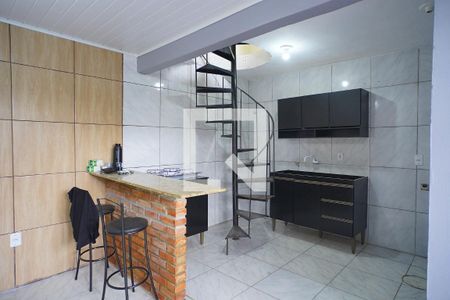 Sala/Cozinha de apartamento para alugar com 1 quarto, 32m² em Bom Jesus, Porto Alegre