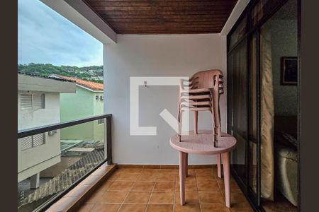 sacada de apartamento para alugar com 2 quartos, 85m² em Jardim Vitoria, Guarujá