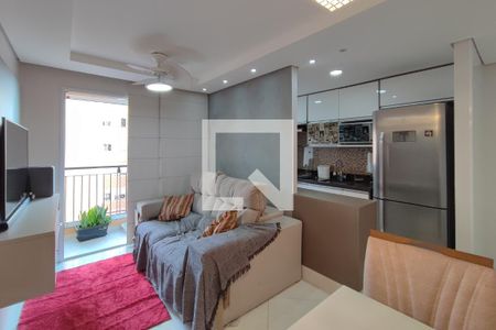 Sala de apartamento para alugar com 2 quartos, 57m² em Vila Satúrnia, Campinas