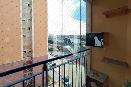 Varanda da Sala de apartamento para alugar com 2 quartos, 57m² em Vila Satúrnia, Campinas