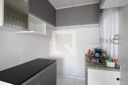 Sala/Cozinha de apartamento à venda com 1 quarto, 32m² em Vila Araguaia, São Paulo