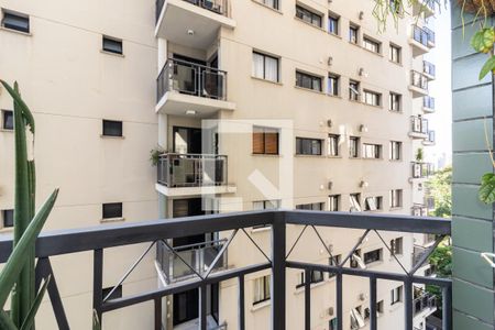 Varanda Sala de apartamento à venda com 1 quarto, 57m² em Vila Olímpia, São Paulo