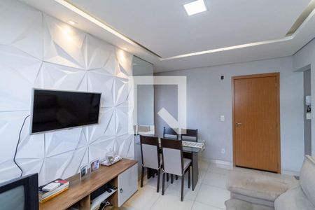 Sala de apartamento à venda com 2 quartos, 55m² em Conjunto Helena Antipoff, Belo Horizonte