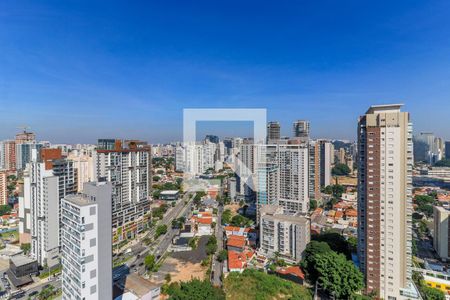 Vista da Varanda de kitnet/studio à venda com 1 quarto, 30m² em Itaim Bibi, São Paulo