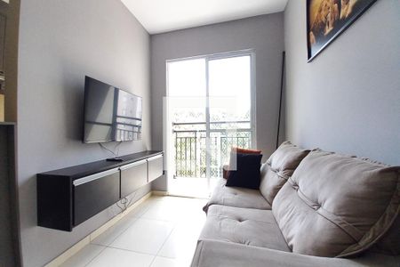 Sala de apartamento à venda com 2 quartos, 48m² em Jardim Ipaussurama, Campinas