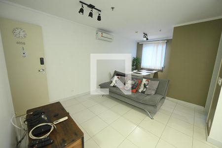 Sala  de apartamento para alugar com 1 quarto, 56m² em Jardim Goiás, Goiânia