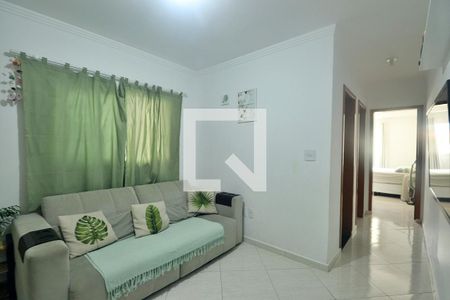 Sala de apartamento à venda com 2 quartos, 55m² em Parque Oratório, Santo André