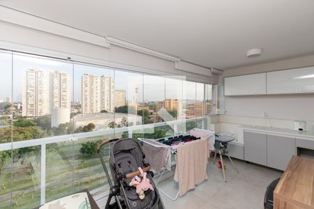 Varanda da Sala de apartamento à venda com 2 quartos, 92m² em Jardim Dom Bosco, São Paulo