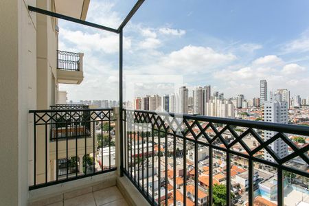 Varanda da Sala de apartamento para alugar com 2 quartos, 75m² em Vila Gomes Cardim, São Paulo