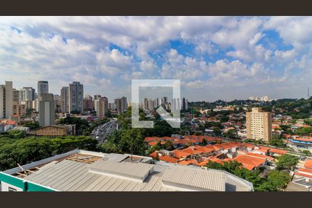 Vista da Sala de apartamento à venda com 1 quarto, 45m² em Santo Amaro, São Paulo
