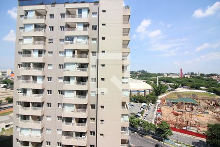 Sacada vista de apartamento à venda com 1 quarto, 45m² em Rudge Ramos, São Bernardo do Campo