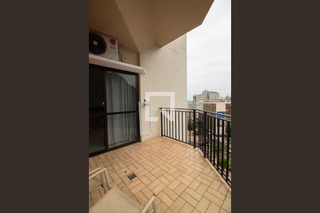 Varanda da Sala de apartamento para alugar com 1 quarto, 60m² em Copacabana, Rio de Janeiro
