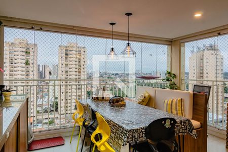 Varanda Sala de apartamento à venda com 2 quartos, 61m² em Vila Monte Alegre, São Paulo