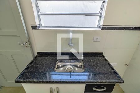 Cozinha  de apartamento para alugar com 1 quarto, 25m² em Vila Guarani (zona Sul), São Paulo