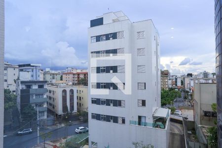 Vista da Sala  de apartamento à venda com 3 quartos, 120m² em União, Belo Horizonte