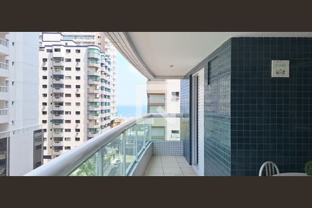 Varanda gourmet de apartamento para alugar com 2 quartos, 91m² em Canto do Forte, Praia Grande