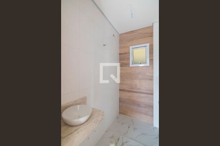 Banheiro da Suite de apartamento à venda com 2 quartos, 52m² em Vila Curuçá, Santo André