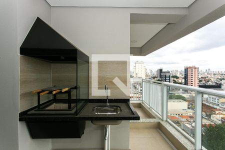 Varanda gourmet de apartamento à venda com 2 quartos, 66m² em Vila Azevedo, São Paulo