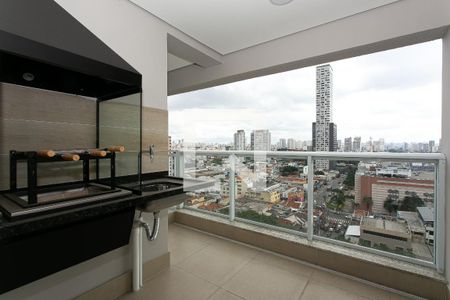 Varanda gourmet de apartamento à venda com 2 quartos, 66m² em Vila Azevedo, São Paulo