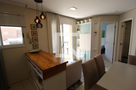 Sala/Cozinha de apartamento à venda com 1 quarto, 38m² em Vila Nova Conceição, São Paulo