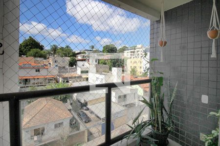 Varanda da Sala de apartamento para alugar com 3 quartos, 83m² em Santa Tereza, Belo Horizonte