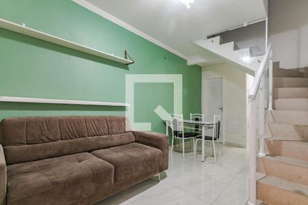 Sala de Estar de casa de condomínio para alugar com 2 quartos, 46m² em Socorro, Mogi das Cruzes