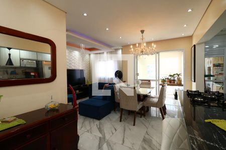 Sala de apartamento para alugar com 2 quartos, 67m² em Vila Homero Thon, Santo André