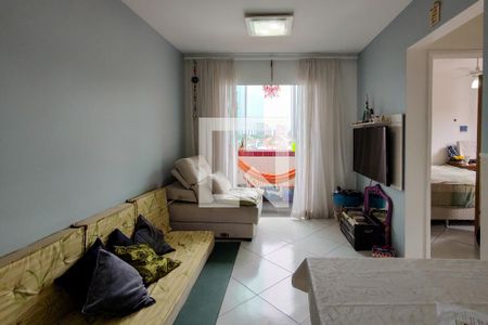 Sala de apartamento para alugar com 2 quartos, 52m² em Canto do Forte, Praia Grande