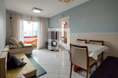 Sala de apartamento para alugar com 2 quartos, 52m² em Canto do Forte, Praia Grande