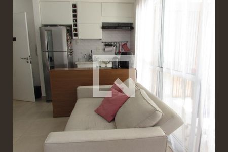 Sala de apartamento para alugar com 1 quarto, 38m² em Morumbi, São Paulo