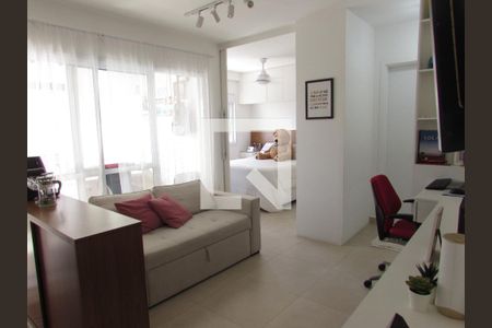 Sala de apartamento para alugar com 1 quarto, 38m² em Morumbi, São Paulo