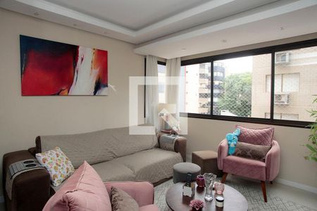 Sala de Estar de apartamento à venda com 2 quartos, 90m² em Petrópolis, Porto Alegre