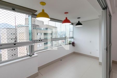 Sala  de apartamento à venda com 3 quartos, 87m² em Estoril, Belo Horizonte