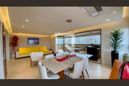 Sala - Sala de Jantar - Sala de Estar de apartamento à venda com 4 quartos, 289m² em Campestre, Santo André