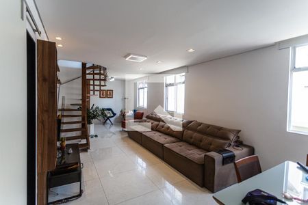 Sala 1 de apartamento à venda com 4 quartos, 300m² em Colégio Batista, Belo Horizonte