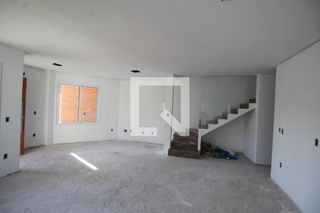 Sala de casa de condomínio à venda com 3 quartos, 135m² em Bairro Fátima, Canoas