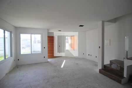 Sala de casa de condomínio para alugar com 3 quartos, 135m² em Bairro Fátima, Canoas