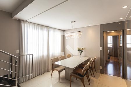 Sala 1 de apartamento à venda com 3 quartos, 150m² em Grajaú, Belo Horizonte