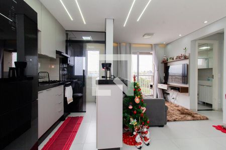 Sala e Cozinha de apartamento à venda com 2 quartos, 46m² em Jardim Brasilia, São Paulo