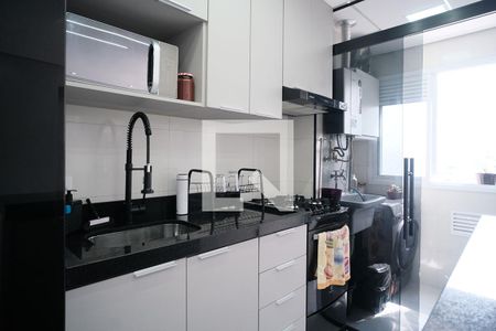 Cozinha  de apartamento à venda com 2 quartos, 46m² em Jardim Brasilia, São Paulo